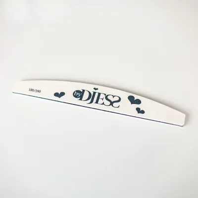 Vijl halve maan grit 180/240 wit 